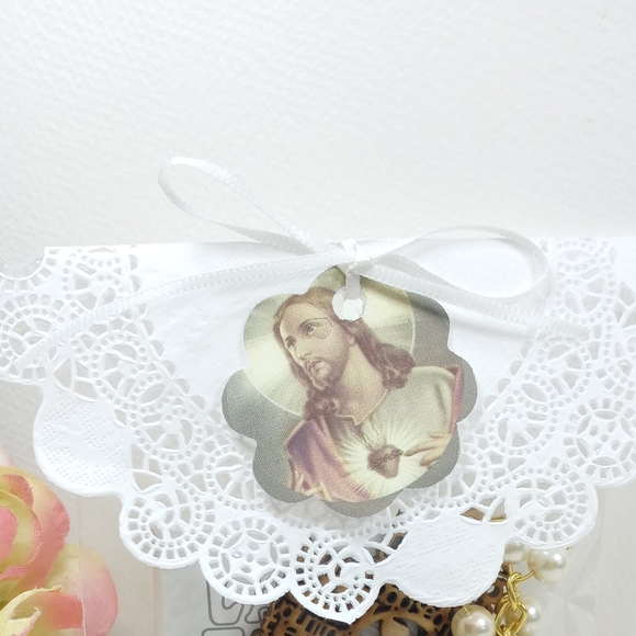 12 First Communion Keychain Party Favors For Girl – Primera Comunion Niña JK163G